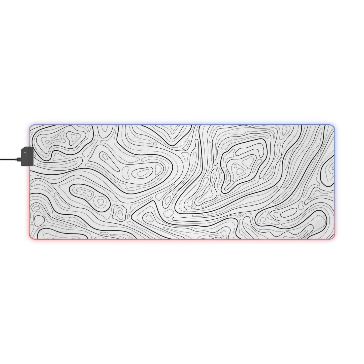 White Topographic LED